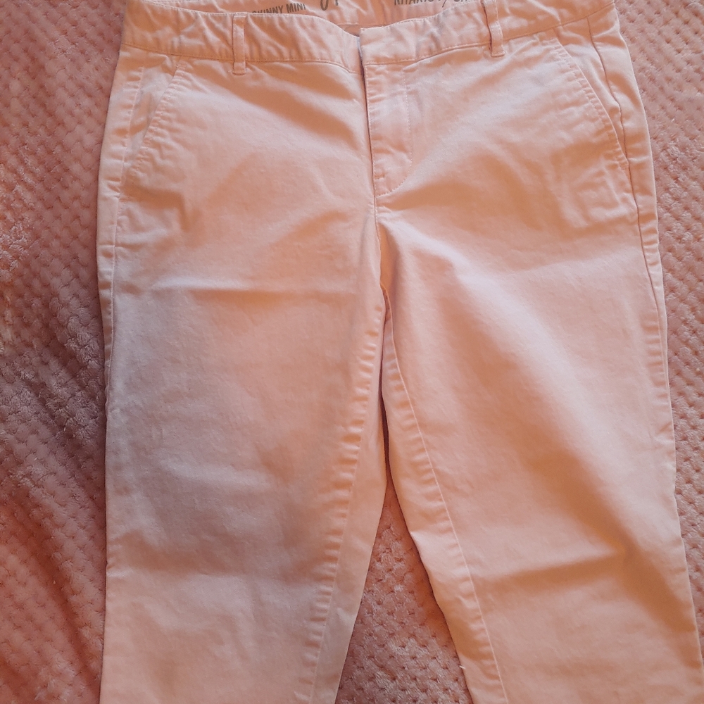 The Gap Skinny Mini size 4 pale pink pants